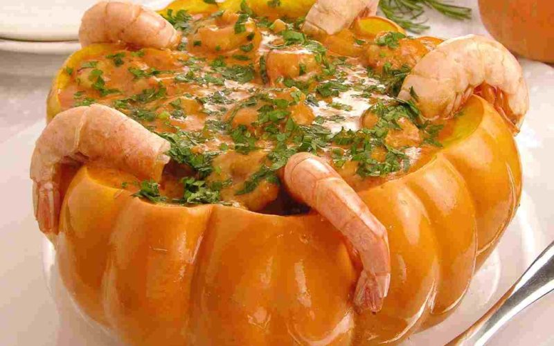 Camarão na Abóbora (Camarão na Moranga)