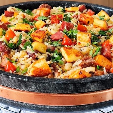 Receita de Baião de Dois