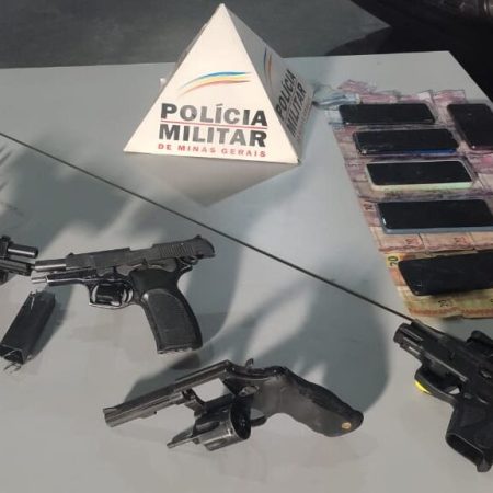 Operação Integrada Prende 25 e Apreende Armas e Drogas em Contagem